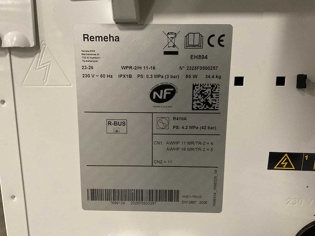 Remeha mercuria warmtepompset - afbeelding 9 van  11