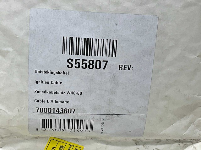 Remeha ontstekingskabel incl. bougiedop w40/60 - afbeelding 3 van  4