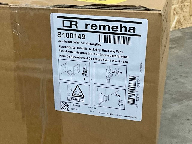 Remeha s100149 aansluitset boiler inclusief 3-wegklep - afbeelding 5 van  5