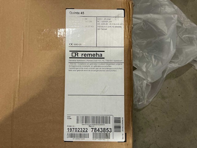 Remha quinta 45 combi cv-ketel - afbeelding 7 van  8