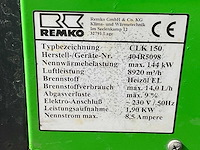 Remko clk 150 heater - afbeelding 6 van  6