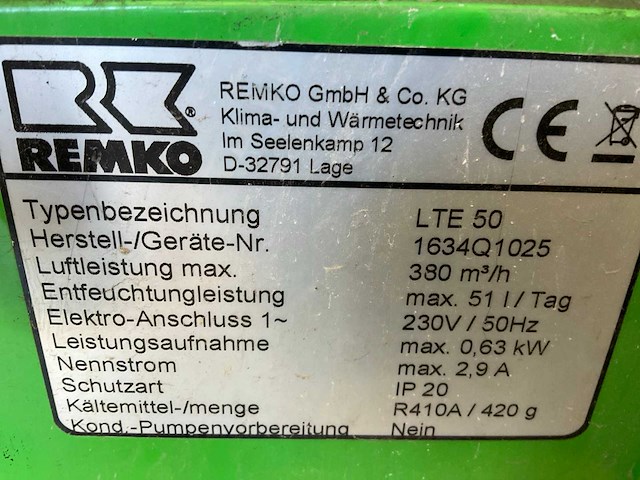 Remko lt 50 bouwdroger (2x) - afbeelding 8 van  9