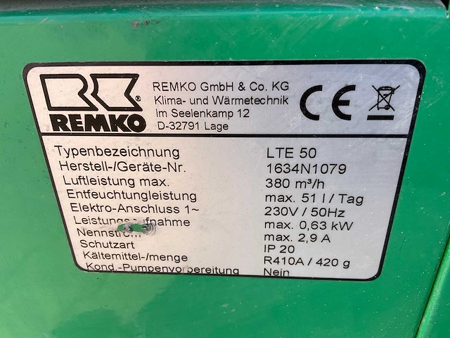 Remko lte 50 bouwdroger - afbeelding 7 van  7
