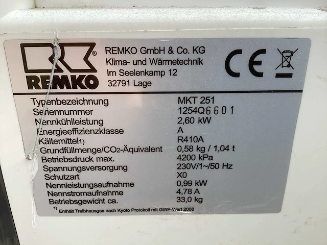 Remko mkt 251 mobiele airco (2x) - afbeelding 4 van  4