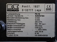 Remko pg 12 / 12 e propaangas-verwarmingsautomaat - afbeelding 4 van  5