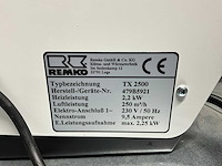 Remko tx 2500 heater (2x) - afbeelding 4 van  4
