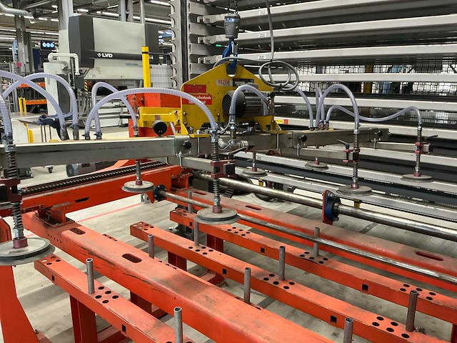 Remmert automatische opslagtoren voor plaatstaal met 20 lades + vacuümheffer - basic tower / basic storage system - afbeelding 33 van  34