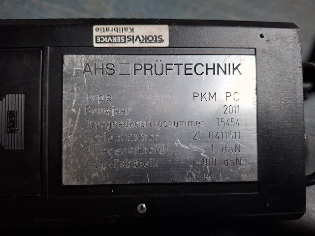 Rempedaalkrachtmeter, ahs, pkm pc, 2011 - afbeelding 4 van  4
