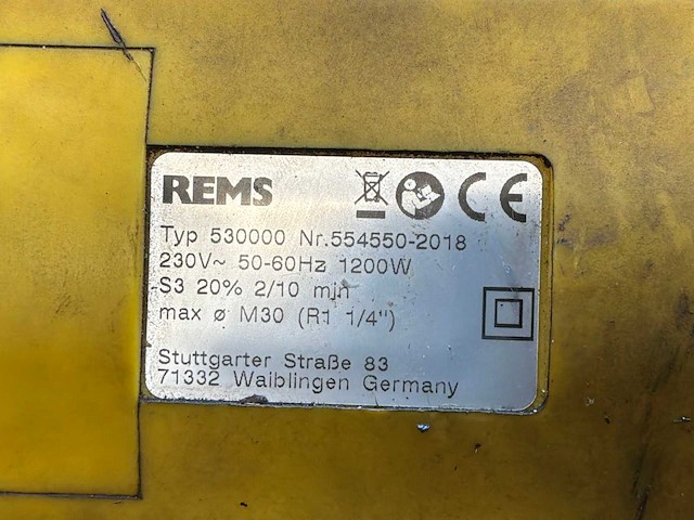 Rems amigo draadsnijmachine - afbeelding 3 van  4