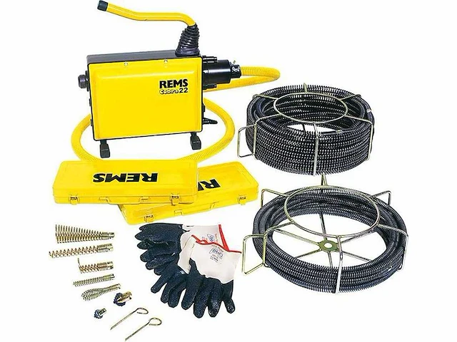 Rems cobra set 16+22 172012r220 elektrische ontstoppingsmachine - afbeelding 1 van  1