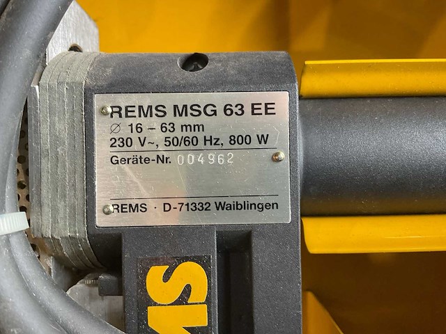 Rems msg 63 ee moflasapparaat - afbeelding 2 van  3