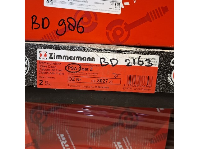 Remschijven & handrem kabels, o.a. brembo - afbeelding 8 van  32