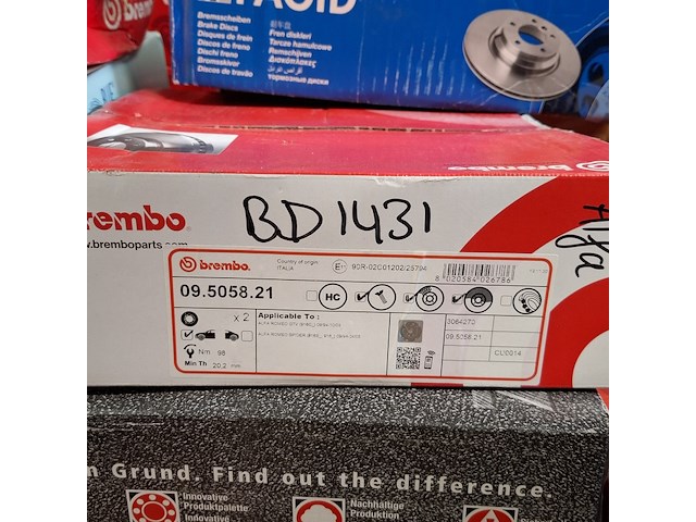 Remschijven & handrem kabels, o.a. brembo - afbeelding 14 van  32