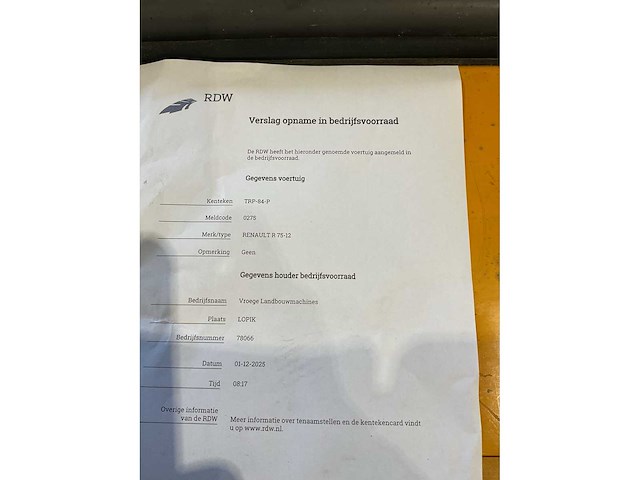 Renault - 75.12 - 2-wheel drive tractor - afbeelding 5 van  17