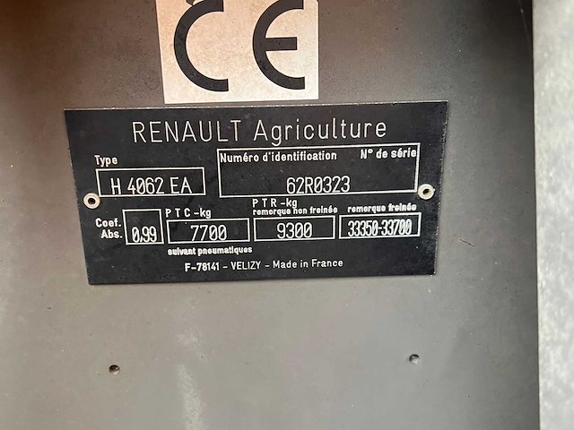 Renault 610r zares vierwielaangedreven landbouwtractor - afbeelding 18 van  38