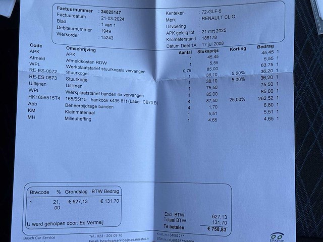 Renault clio 1.2-16v special line 2008 | 72-glf-5 - afbeelding 7 van  23