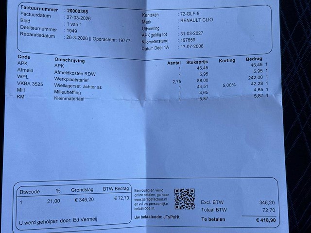 Renault clio 1.2-16v special line 2008 | 72-glf-5 - afbeelding 18 van  26