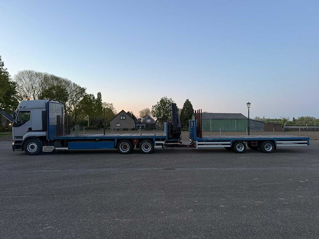 Renault hr 388 6x2 autolaadkraan 22t/m1 met draco aanhangwagen - afbeelding 12 van  42