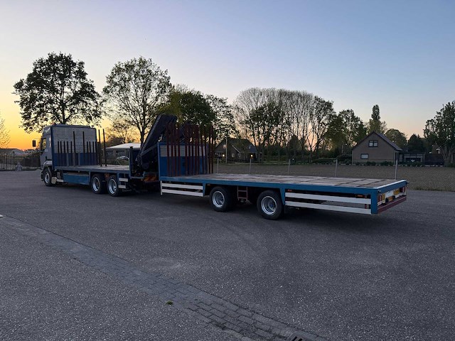 Renault hr 388 6x2 autolaadkraan 22t/m1 met draco aanhangwagen - afbeelding 23 van  42