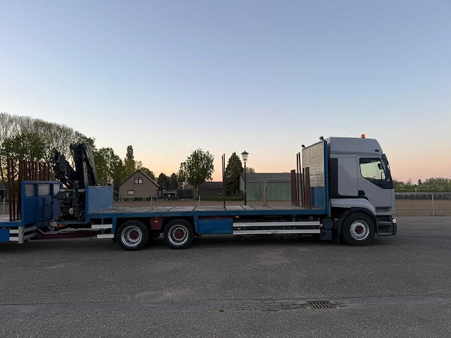 Renault hr 388 6x2 autolaadkraan 22t/m1 met draco aanhangwagen - afbeelding 42 van  42