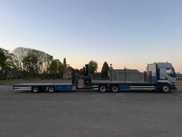Renault hr 388 6x2 autolaadkraan 22t/m1 met draco aanhangwagen - afbeelding 4 van  39