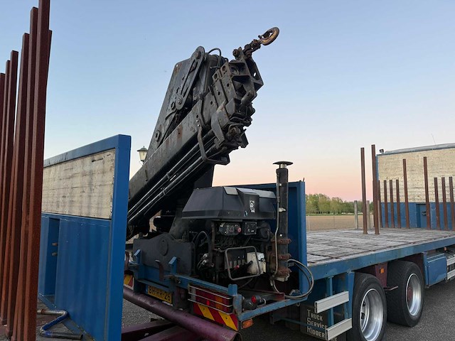 Renault hr 388 6x2 autolaadkraan 22t/m1 met draco aanhangwagen - afbeelding 16 van  39