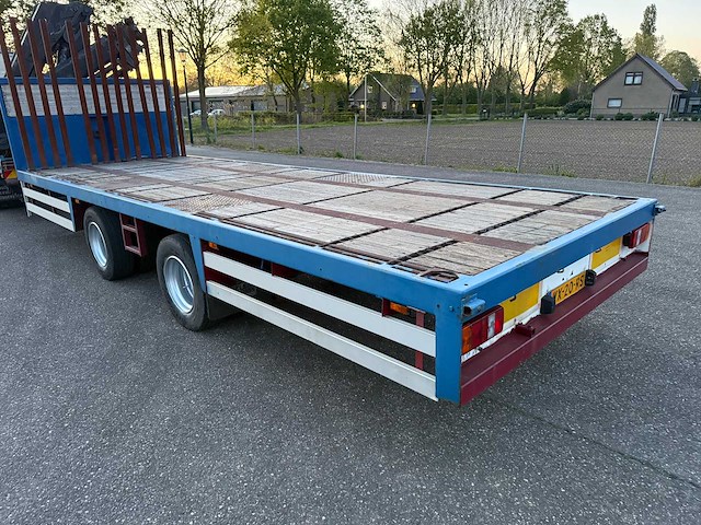 Renault hr 388 6x2 autolaadkraan 22t/m1 met draco aanhangwagen - afbeelding 17 van  39