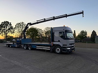Renault hr 388 6x2 autolaadkraan 22t/m1 met draco aanhangwagen - afbeelding 31 van  39