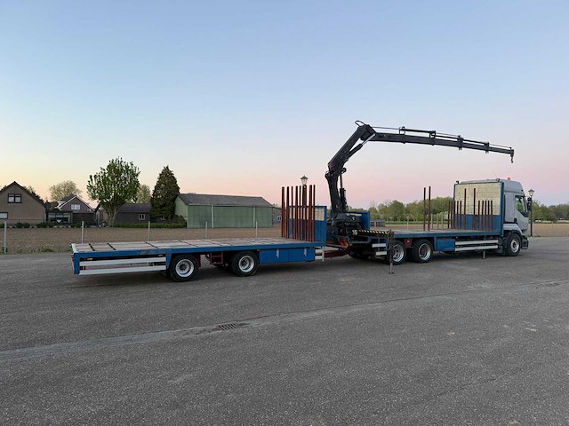 Renault hr 388 6x2 autolaadkraan 22t/m1 met draco aanhangwagen - afbeelding 34 van  39