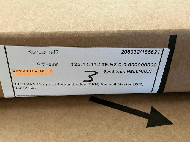 Renault master laadruimte betimmeringset - afbeelding 8 van  8