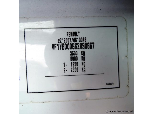 Renault master t35 2.3dci 135 l3h2 - kenteken vbv-27-f - afbeelding 13 van  21