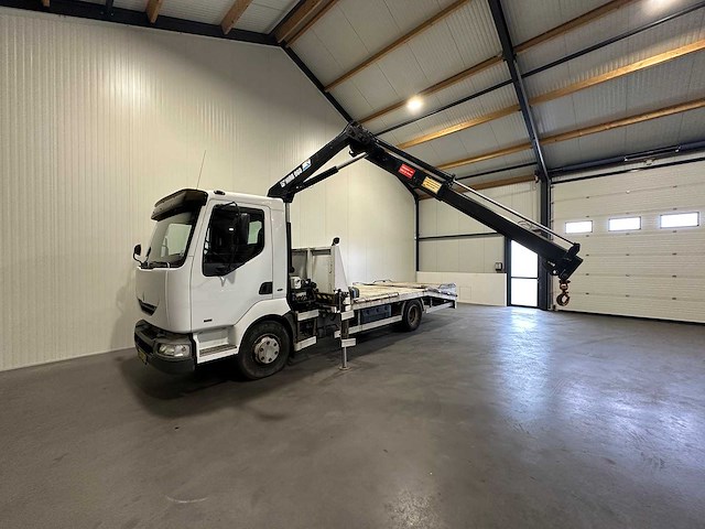 Renault midlum 150-08/b oprijwagen met hiab 060 laadkraan bj-hd-16 - afbeelding 1 van  27