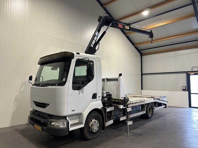 Renault midlum 150-08/b oprijwagen met hiab 060 laadkraan bj-hd-16 - afbeelding 12 van  27