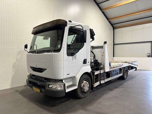 Renault midlum 150-08/b oprijwagen met hiab 060 laadkraan bj-hd-16 - afbeelding 24 van  27