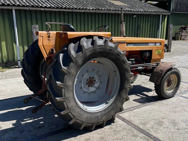 Renault oldtimer tractor - afbeelding 3 van  6