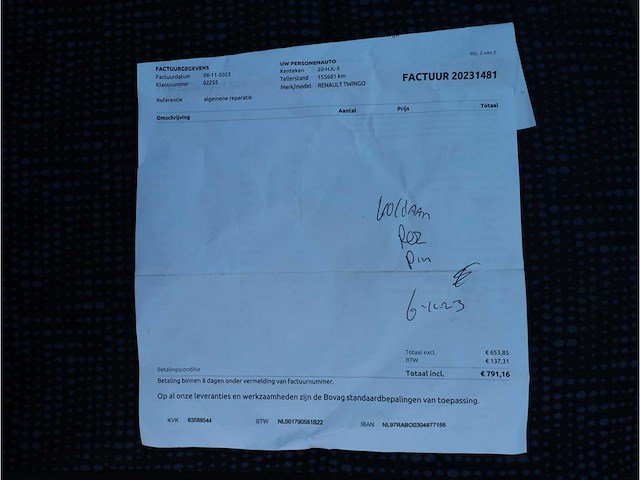 Renault twingo 1.2 authentique 2008, 20-hjl-5 - afbeelding 17 van  28