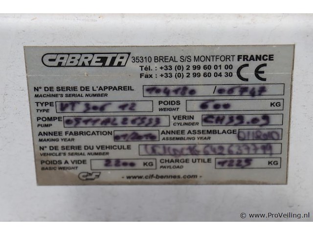 Renault udc1g6 kipper bedrijfsauto - kenteken: 6-vtz-37 - afbeelding 20 van  32