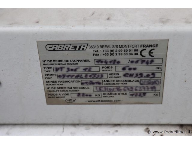 Renault udc1g6 vrachtwagen - kipper (10) - kenteken: 6-vtz-37 - afbeelding 26 van  35