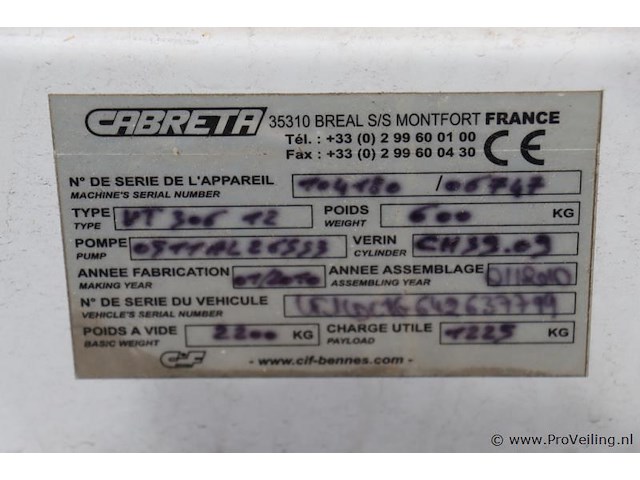 Renault udc1g6 vrachtwagen - kipper (10) - kenteken: 6-vtz-37 - afbeelding 20 van  35