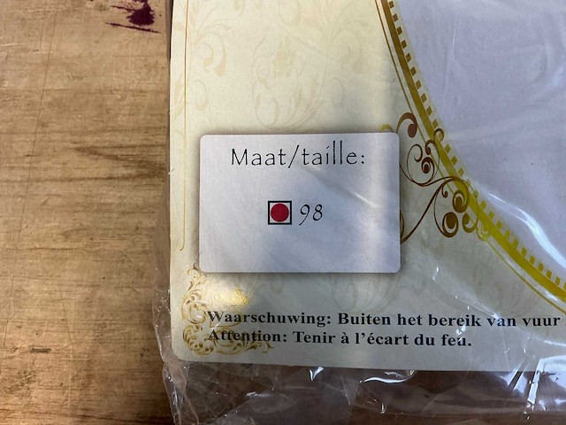 Rendier - kinderkostuum - verkleedkleding (20x) - afbeelding 4 van  6