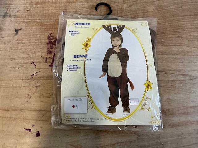 Rendier - kinderkostuum - verkleedkleding (20x) - afbeelding 1 van  6