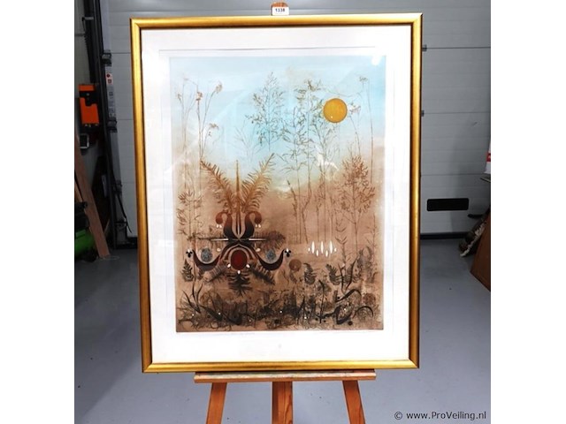 Rene lubarow lithografie - afbeelding 1 van  5