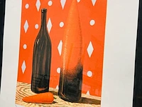 René margritte lithograaf - gesigneerd met certificaat - afbeelding 2 van  6