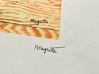 René margritte lithograaf - gesigneerd met certificaat - afbeelding 3 van  6