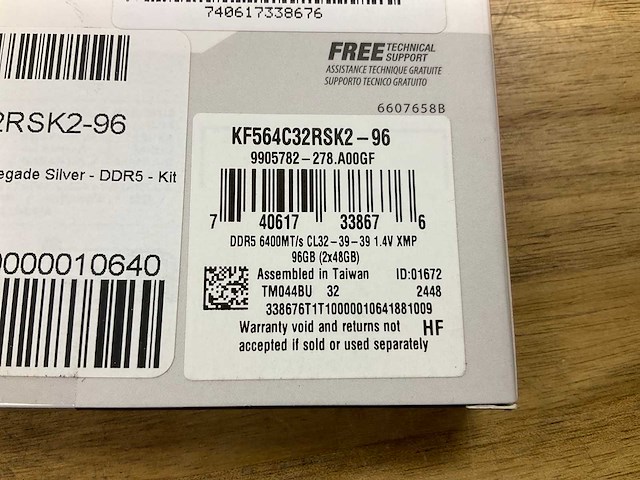 Renegade ddr5, 2 x 48gb - afbeelding 3 van  3