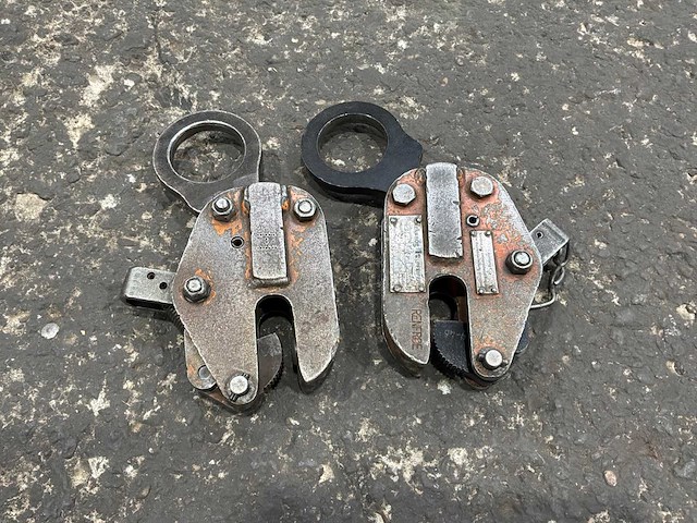 Renfroe plaathefklem 1 ton (2x) - afbeelding 1 van  6