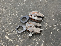 Renfroe plaathefklem 1 ton (2x) - afbeelding 5 van  6