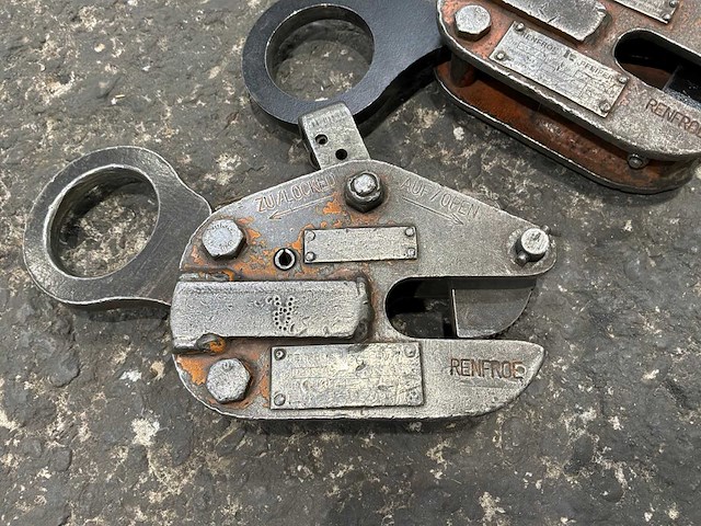 Renfroe plaathefklem 1 ton (2x) - afbeelding 6 van  6