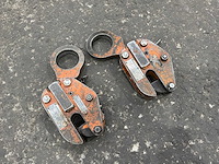 Renfroe plaathefklem 1 ton (2x) - afbeelding 4 van  8