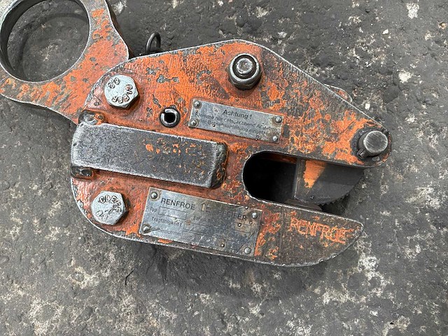 Renfroe plaathefklem 1 ton (2x) - afbeelding 5 van  8